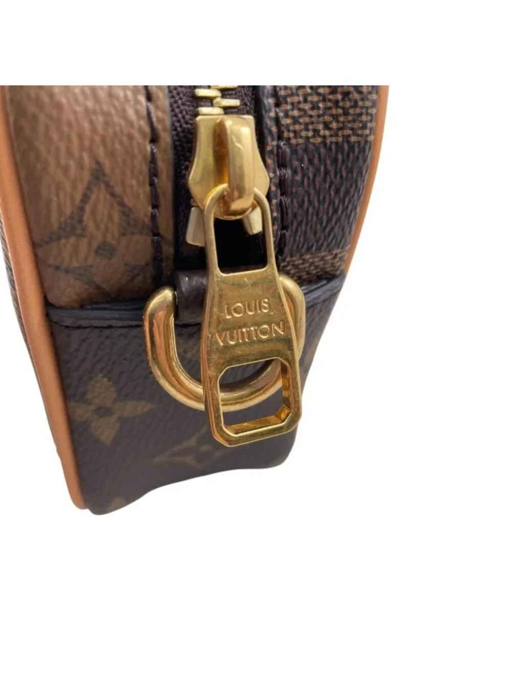 Louis Vuitton Belt Bag Trocadero Wearable Wallet Monogram Damier Leather Brown